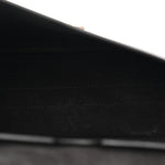Box Calfskin Large Bobby Flap Black