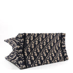 Oblique Small Book Tote Blue Multicolor