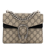 GG Supreme Monogram Mini Dionysus Shoulder Bag Black