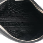 Tessuto Nylon Saffiano Mini Re-Edition 2005 Bag Black