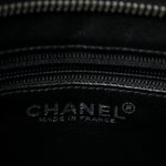 Caviar Quilted Medallion Tote Black