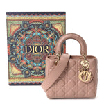 Lambskin Cannage Small My ABC Dior Lady Dior Blush