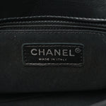 Calfskin Stitched Small Ring My Bag Flap Crossbody Bag Black