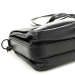 Nappa Intrecciato Small Double Pocket Flap Black