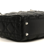 Lambskin Cannage Mini Lady Dior Black
