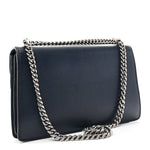 Dollar Calfskin Crystal Small Dionysus Shoulder Bag Blue Agata Montana Sapphire