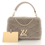 Shearling Malletage Top Handle GO-14 PM Grey