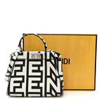 X MARC JACOBS Nappa Mini Peekaboo I SEE U Satchel Black White