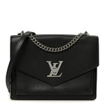 Soft Calfskin My Lockme Chain Bag BB Black