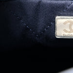 Denim Stitched Quilted Mini Chanel 22 Blue