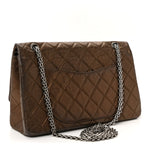 Metallic Aged Calfskin Quilted 2.55 Reissue 227 Flap Bronze