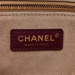 Calfskin Archetype Small Shopping Tote Dark Burgundy