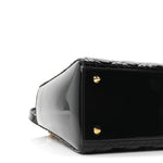 Patent Cannage Medium Lady Dior Black