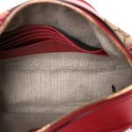Monogram Mini Bree Messenger Bag Red