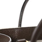 Monogram Jumbo GG Textured Dollar Calfskin Web Small Tote Bag Camel Ebony New Acero