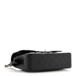 Caviar Quilted Small Double Flap Black