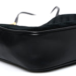 Suede Calfskin Monogram Lou Camera Bag Black