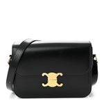 Shiny Calfskin Medium Triomphe Black