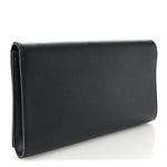 Calfskin Monogram Large Belle De Jour Clutch Navy