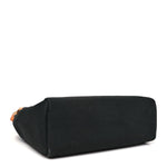 Toile Vache Calfskin Herbag 30 PM Black Natural