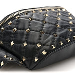 Nappa Rockstud Spike Belt Bag 95 Black