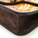 Fabric Karung Crystal Embroidered Vlogo Small Loco Shoulder Bag Multicolor