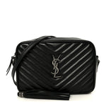 Calfskin Matelasse Monogram Lou Camera Bag Black
