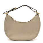 Vitello Grace Matte Small Fendigraphy Hobo Bag Nuvola