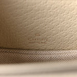 Monogram Jumbo GG Textured Dollar Calfskin Web Mini Bamboo 1947 Top Handle Bag Off White