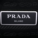 Re-Nylon Saffiano Re-Edition 2000 Double Zip Crossbody Bag Black
