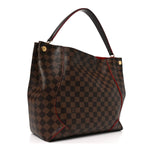 Damier Ebene Caissa Hobo Cherry