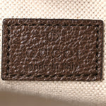 Monogram Jumbo GG Textured Dollar Calfskin Web Belt Bag Camel Ebony New Acero