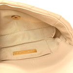 Goatskin Quilted 19 Waist Bag Light Beige
