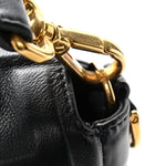 Nappa FF 1974 Embossed Baguette Black