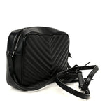 Calfskin Matelasse Monogram Lou Camera Bag Black