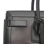 Calfskin Bi-Color Small Sac De Jour Burgundy Black