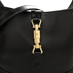 Boarded Dyana Lux Calfskin Small Jackie 1961 Hobo Black
