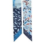Silk Chacun Fait Son Nid Twilly Cobalt Marine Etoupe