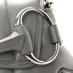 Nappa Vertical Matelasse Small Maxi Horsebit Chain Shoulder Bag Gray