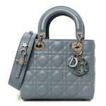 Lambskin Cannage Small My ABCDior Lady Dior Cloud Blue