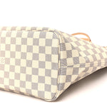 Damier Azur Neo Neverfull MM Rose Ballerine