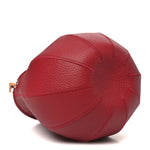 Taurillon Clemence Petit H Bitter Apple Bag Rouge H