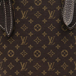 Mini Lin Monogram Bucket Bag Ebene