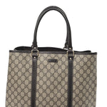 GG Plus Monogram Joy Vertical Tote Dark Brown