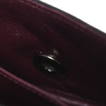 Lambskin Quilted Double Mini Flap Crossbody Black