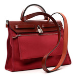 Vache Hunter Toile Herbag Zip 31 PM Rouge H Brique