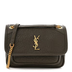 Grained Lambskin Monogram Mini Niki Chain Satchel Light Musk
