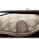 GG Supreme Monogram Neo Vintage Web Belt Bag Brown