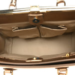 Metallic Dauphine Medium Frame Tote Gold