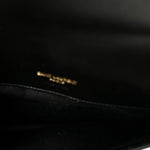 Grained Calfskin Monogram Phone Holder Crossbody Black